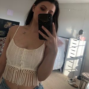 Fringe crop top🌞